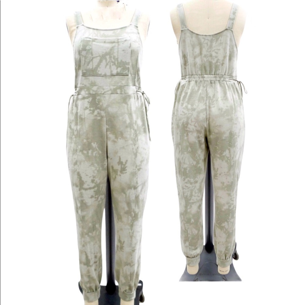 Anthropologie tie dye jumpsuit XL